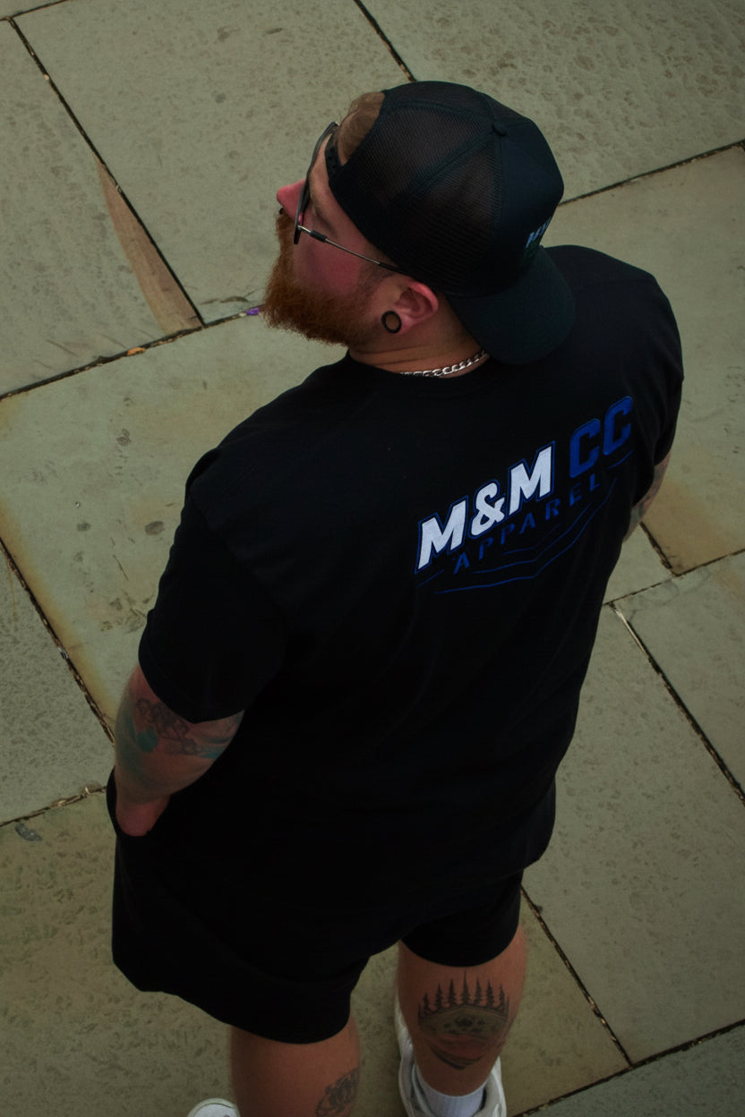 M&M CC Apparel Street Spec Embroidered Trucker Snap Back Cap