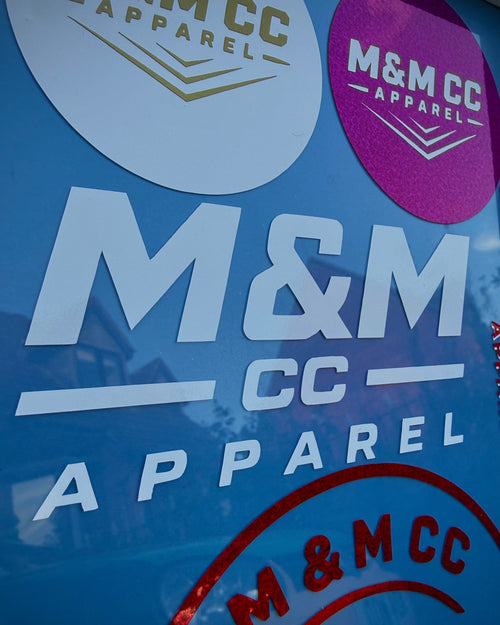 M&M CC Apparel Decals - Standard Colours