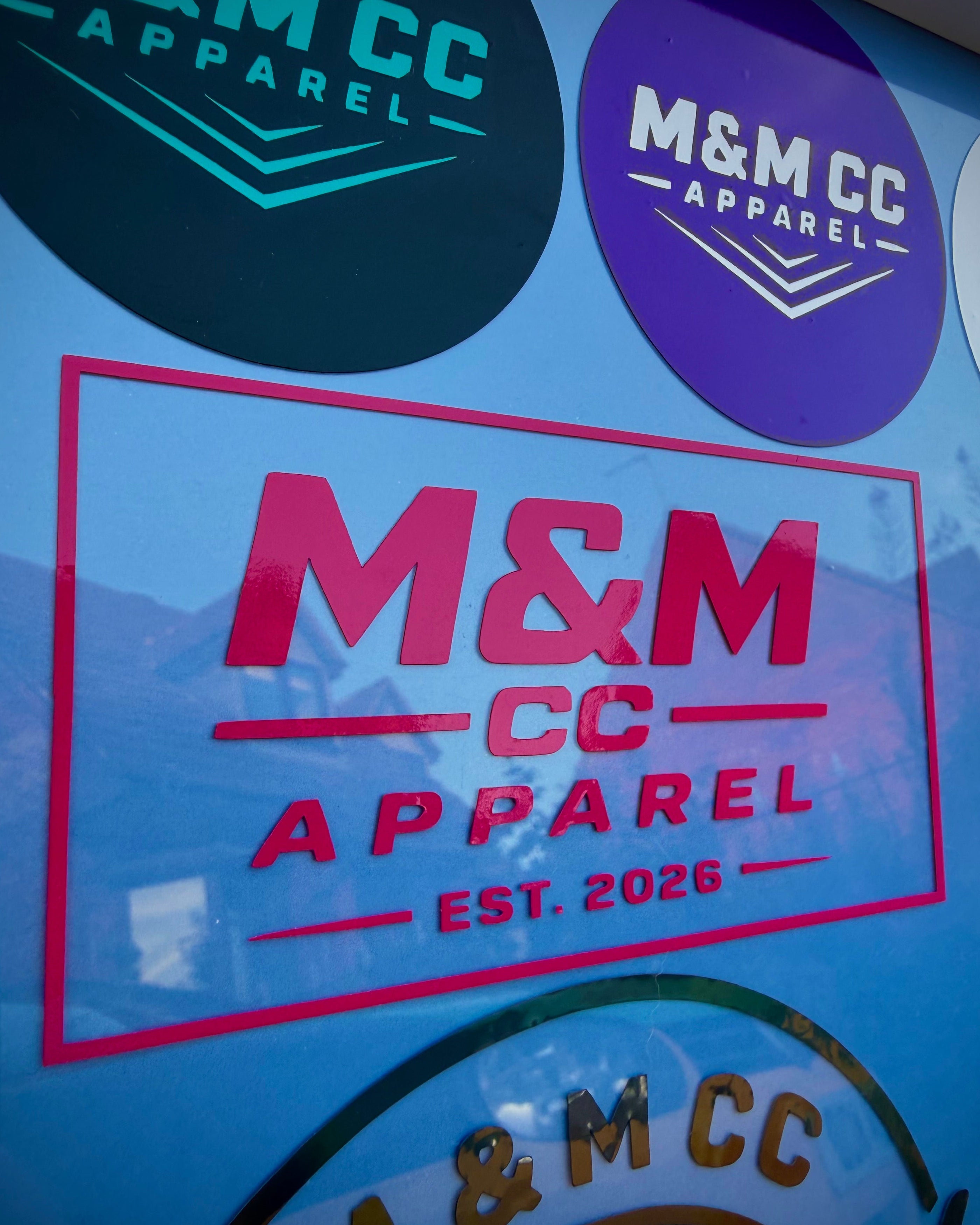 M&M CC Apparel Decals - Premium Colours