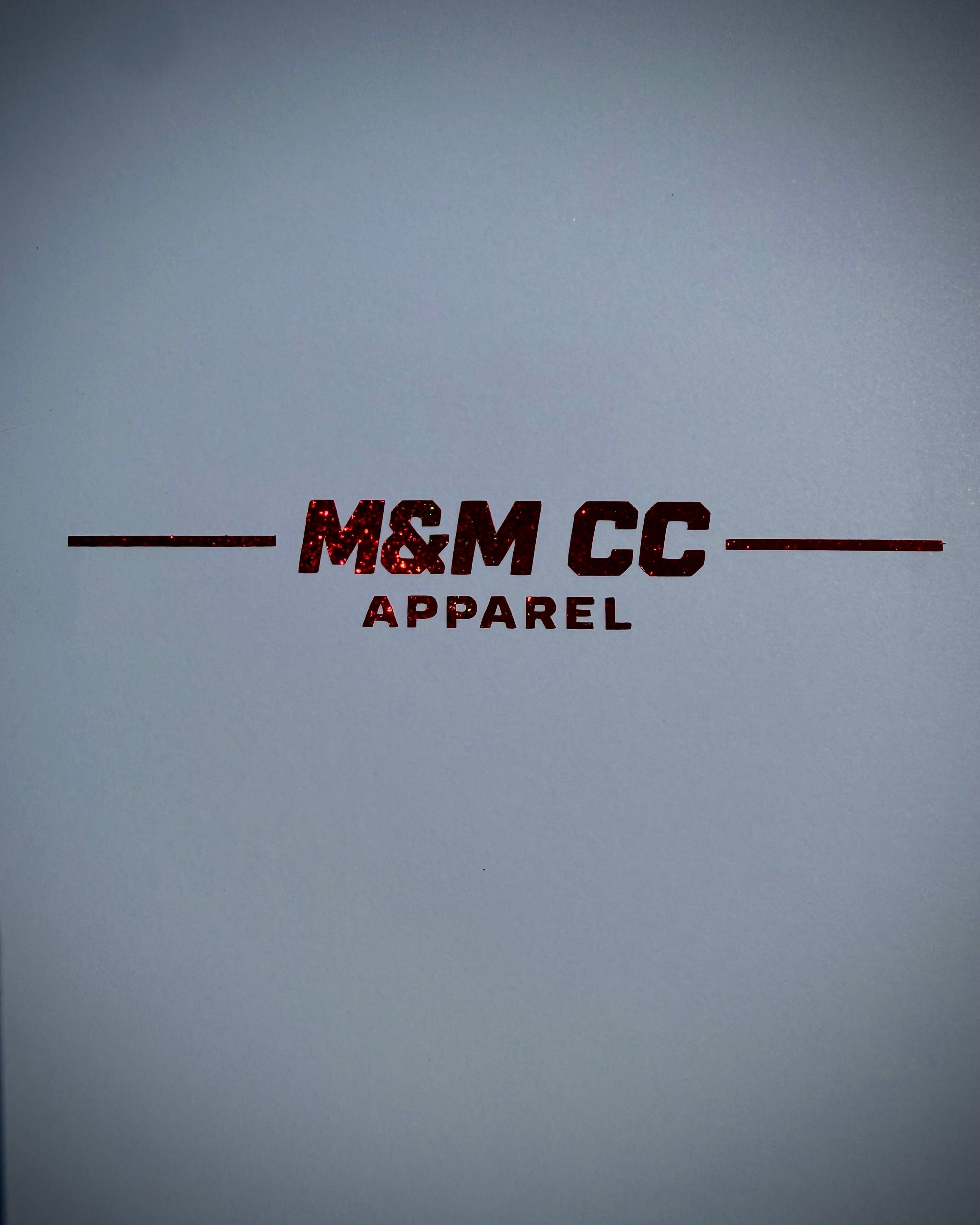 M&M CC Apparel Sunstrip Sticker (Backing Not Included)