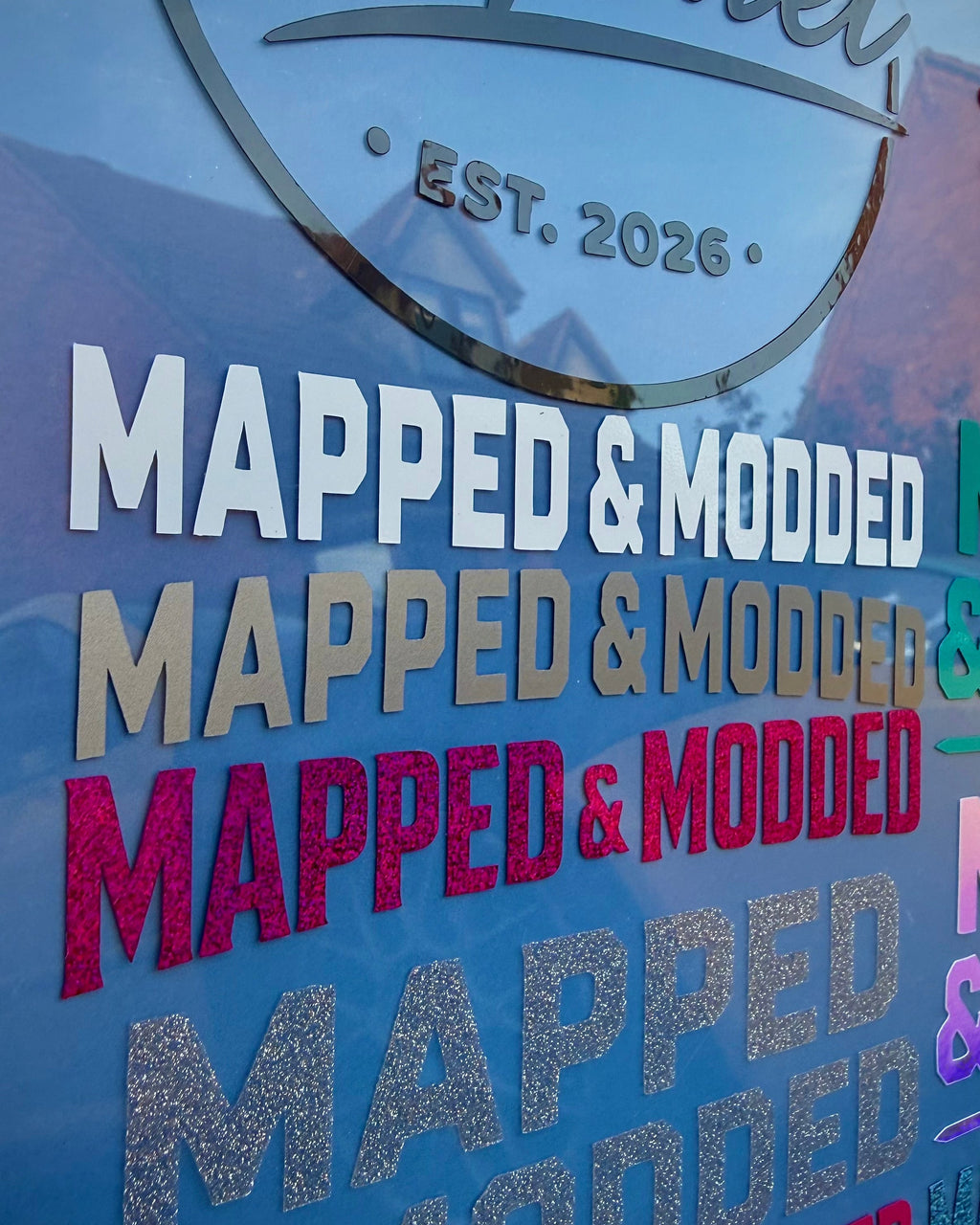 Mapped & Modded Sunstrip Sticker (Backing Not Included)