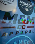 M&M CC Apparel Decals - Premium Colours